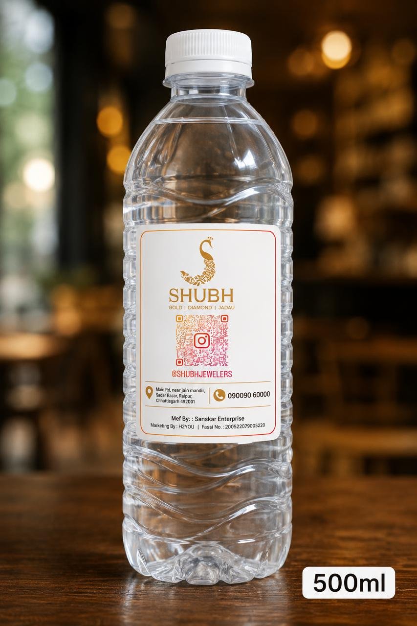 H2YOU customised water bottle